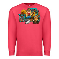 Cardinal western Truck with gnomes Premium Sweatshirt - HRA Design Shop