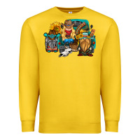 Western Truck With Gnomes Premium Sweatshirt | Teevron