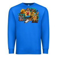 True Royal western Truck with gnomes Premium Sweatshirt - HRA Design Shop