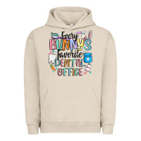 Pigment French Oak every bunnys favorite dental office Urban Hoodie - MaliasSmallBusiness