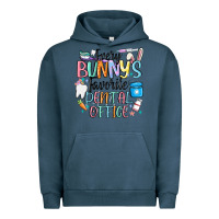 Pigment Midnight Navy every bunnys favorite dental office Urban Hoodie - MaliasSmallBusiness