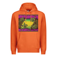 Carrot mardi gras  leopard pink glitter Premium Hoodie - BarkalooDesign