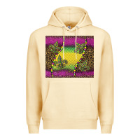 Pina Colada mardi gras  leopard pink glitter Premium Hoodie - BarkalooDesign