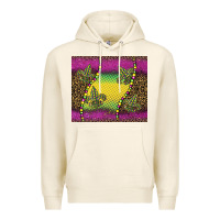 Tofu mardi gras  leopard pink glitter Premium Hoodie - BarkalooDesign