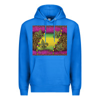True Royal mardi gras  leopard pink glitter Premium Hoodie - BarkalooDesign