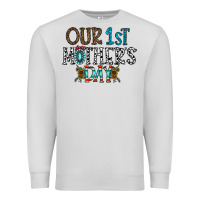 Dove Grey our 1 st mother's day Premium Sweatshirt - CowhideDigitalArt