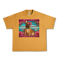 Peanut Butter french bulldog floral Urban Heavy Tee - Artiststas