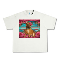 Pistachio french bulldog floral Urban Heavy Tee - Artiststas