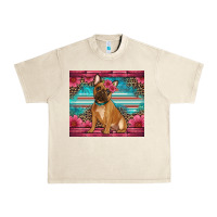 Sandshell french bulldog floral Urban Heavy Tee - Artiststas
