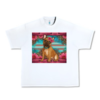 White french bulldog floral Urban Heavy Tee - Artiststas