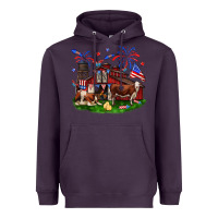 Plum Barn farm animals 4th of July Heavyweight Hoodie - Neo Western