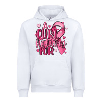 White a cure fighting for Urban Hoodie - MaliasSmallBusiness