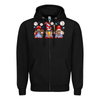 Black baseball gnome Zipper Hoodie - texasbilliewilder