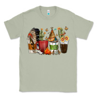 Matcha coffee cups indian headdress Classic Tee - texasbilliewilder