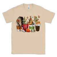 Mushroom coffee cups indian headdress Classic Tee - texasbilliewilder