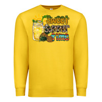 Lemon sweet summer time pineapple Premium Sweatshirt - RacoonDesign