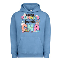 Pigment Pebble Blue every bunnys favorite cna Urban Hoodie - MaliasSmallBusiness