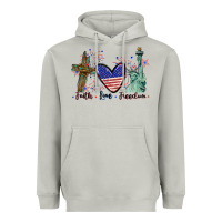 Moon Dust Faith love Freedom 4th of july Heavyweight Hoodie - CowGirlArtShop