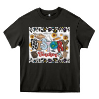 Asphalt Histtory Teacher Heavy Core Tee - CowhideDigitalArt