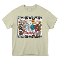 Mossy Histtory Teacher Heavy Core Tee - CowhideDigitalArt