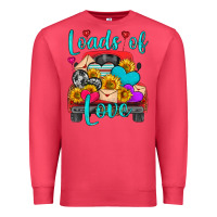 Cardinal loads of love with truck Premium Sweatshirt - HRA Design Shop
