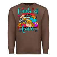 Chestnut loads of love with truck Premium Sweatshirt - HRA Design Shop