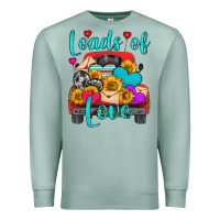 Seafoam loads of love with truck Premium Sweatshirt - HRA Design Shop