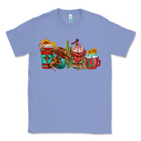 Colony Blue cowboy coffee cups Classic Tee - texasbilliewilder
