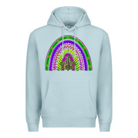 Blue Mist mardi gras rainbow Premium Hoodie - BarkalooDesign