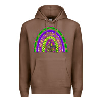 Chestnut mardi gras rainbow Premium Hoodie - BarkalooDesign
