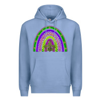 Colony Blue mardi gras rainbow Premium Hoodie - BarkalooDesign