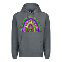 Rock mardi gras rainbow Premium Hoodie - BarkalooDesign