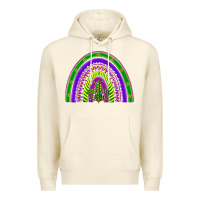 Sandshell mardi gras rainbow Premium Hoodie - BarkalooDesign