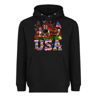 Black Barn in the USA Heavyweight Hoodie - Neo Western