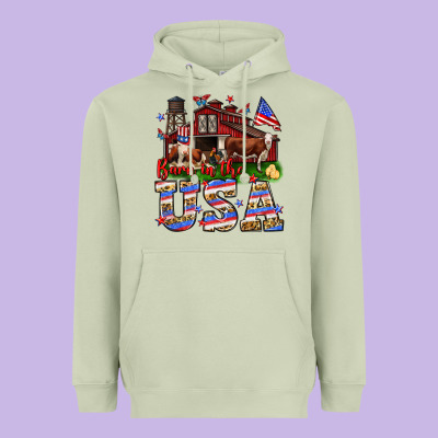 Barn In The Usa Heavyweight Hoodie Designed By Neo Western