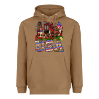 Toasted Coconut Barn in the USA Heavyweight Hoodie - Neo Western