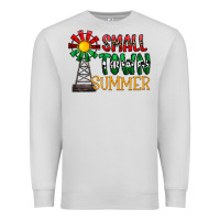 Dove Grey small town summer Premium Sweatshirt - CowhideDigitalArt