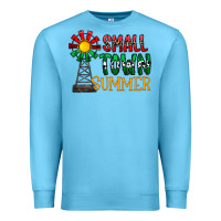Ocean Blue small town summer Premium Sweatshirt - CowhideDigitalArt