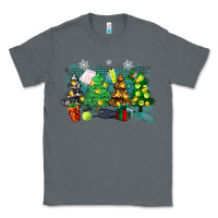 Charcoal Heather leopard with tennis Classic Tee - Zillion Design Studio
