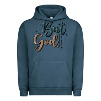 Pigment Midnight Navy but god Urban Hoodie - MaliasSmallBusiness