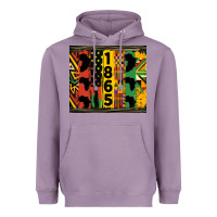 Lavender juneteenth 1865 tumbler Heavyweight Hoodie - HRA Design Shop