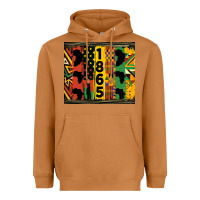 Meerkat juneteenth 1865 tumbler Heavyweight Hoodie - HRA Design Shop