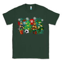 Sports Green christmas trees with tennis Classic Tee - Zillion Design Studio