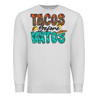 Dove Grey tacos before vatos Premium Sweatshirt - RacoonDesign