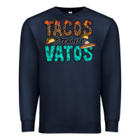 Navy tacos before vatos Premium Sweatshirt - RacoonDesign