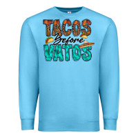 Ocean Blue tacos before vatos Premium Sweatshirt - RacoonDesign