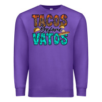 Purple tacos before vatos Premium Sweatshirt - RacoonDesign