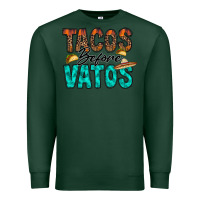 Sports Green tacos before vatos Premium Sweatshirt - RacoonDesign