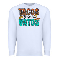 White tacos before vatos Premium Sweatshirt - RacoonDesign
