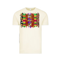 Vintage Arctic mardi gras cake fleur de lis crawfish brushstrokes Vintage Tee - Artiststas